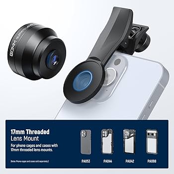 Amazon.co.jp: NEEWER 60mm 望遠レンズ 2X倍率 17mmネジレンズ